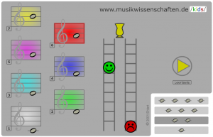 Farbmelodie-Spiel (Screenshot)