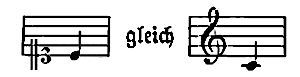 Diskantschlüssel (Riemann 1882)