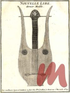"nouvelle Lyre, dernier Modèle", ca. 1800