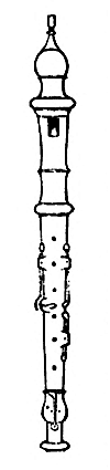 Flageolet (Flöte) um 1850