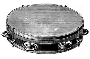Tamburin, ca. 1900