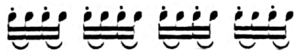 Teilakzente Sechzehntelpaare (Dommer 1865)
