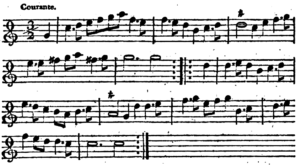 Courante (Koch 1802)